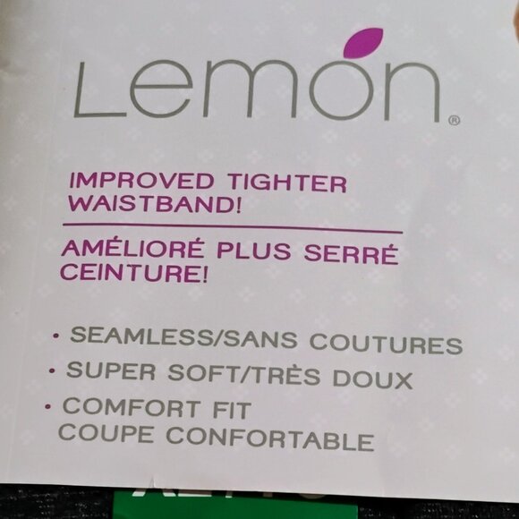 Women's Lemon Fleece Lined Leggings Size xl NWT - Picture 3 of 3